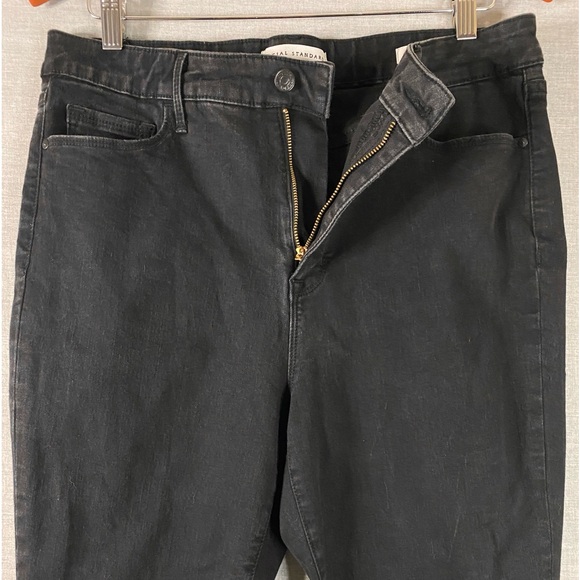 Women’s Social Standard by Sanctuary High Rise Skinny Jeans In Black Size 14/32 - Picture 5 of 9